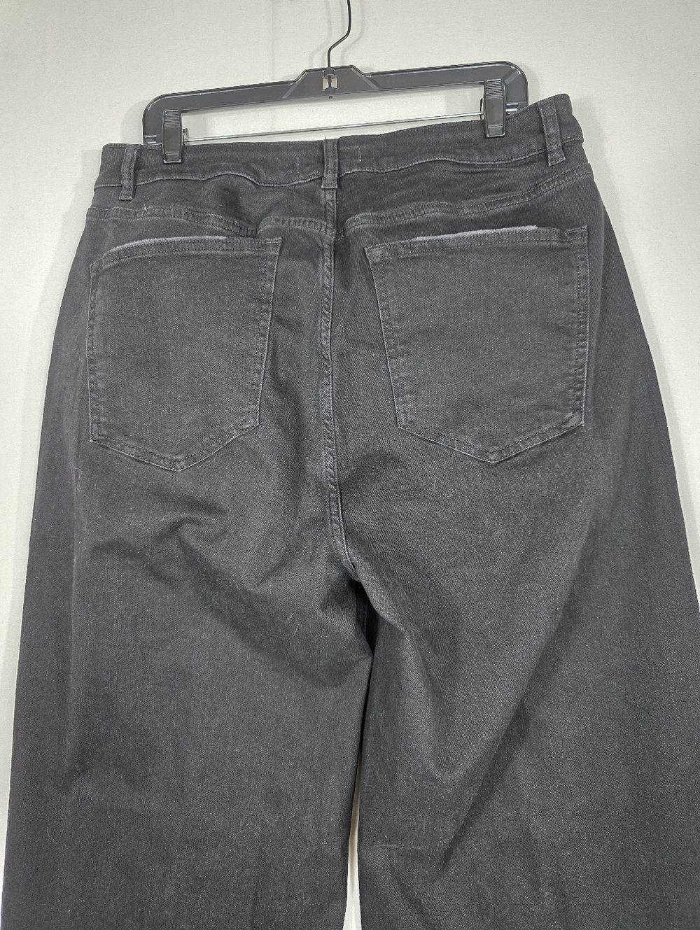 Warp + Weft NCE nice cote Wide Leg inkwell Black Jeans - Picture 13 of 14